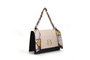 Lucky Bees Bolso Bandolera Crema y Azul Oscuro